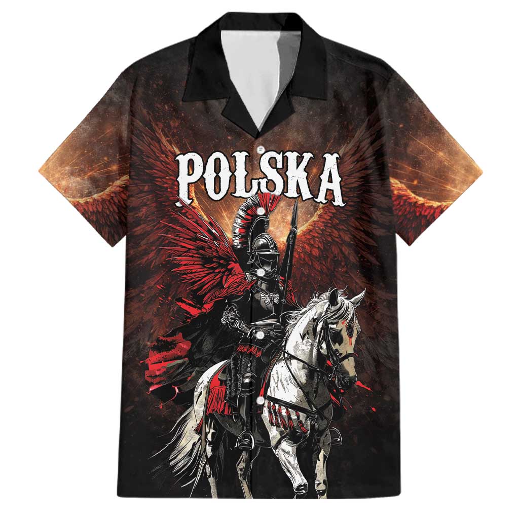 Polish Winged Hussars Family Matching Tank Maxi Dress and Hawaiian Shirt Polska Legendary Cavalry Warrior