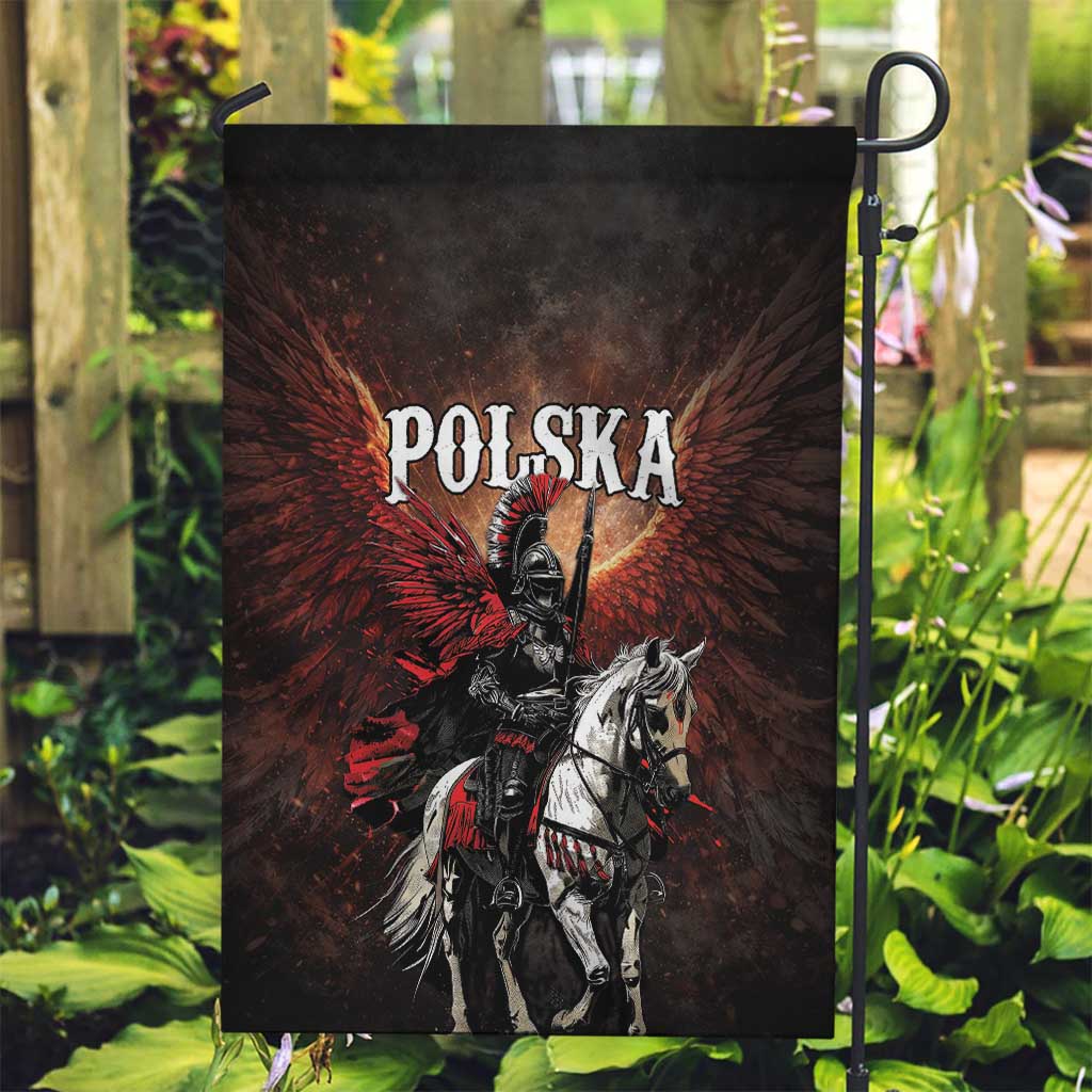 Polish Winged Hussars Garden Flag Polska Legendary Cavalry Warrior