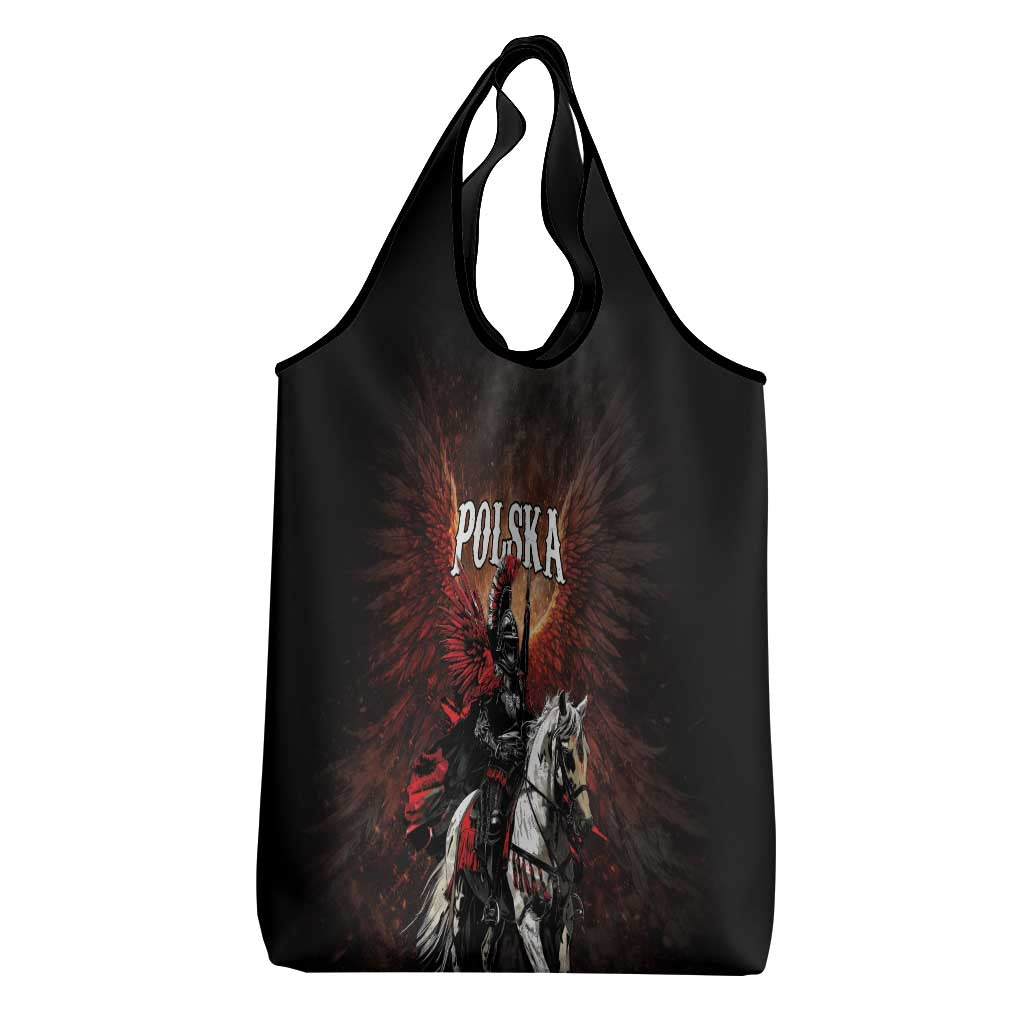Polish Winged Hussars Grocery Bag Polska Legendary Cavalry Warrior