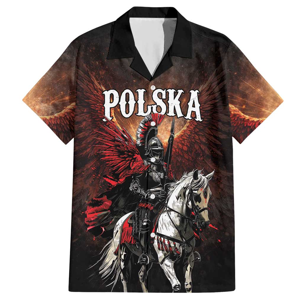 Polish Winged Hussars Hawaiian Shirt Polska Legendary Cavalry Warrior