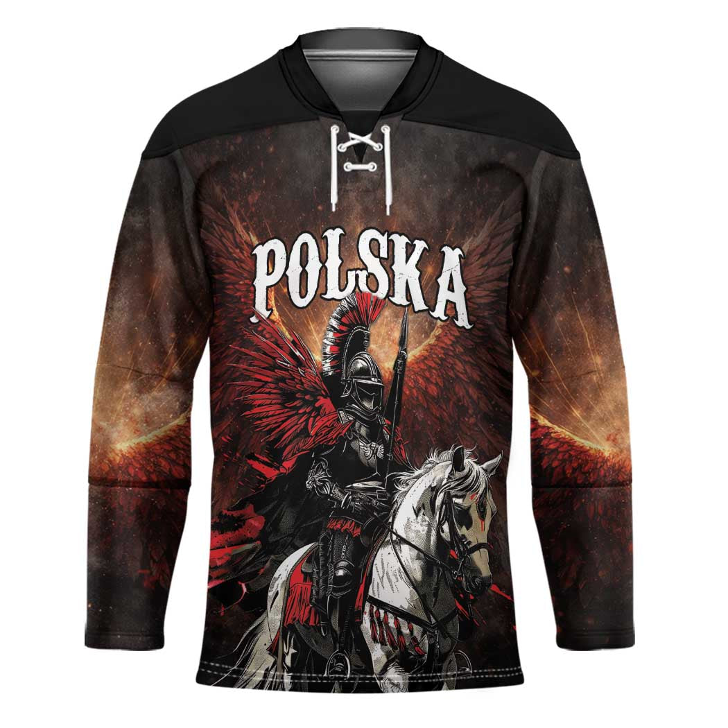 Polish Winged Hussars Hockey Jersey Polska Legendary Cavalry Warrior