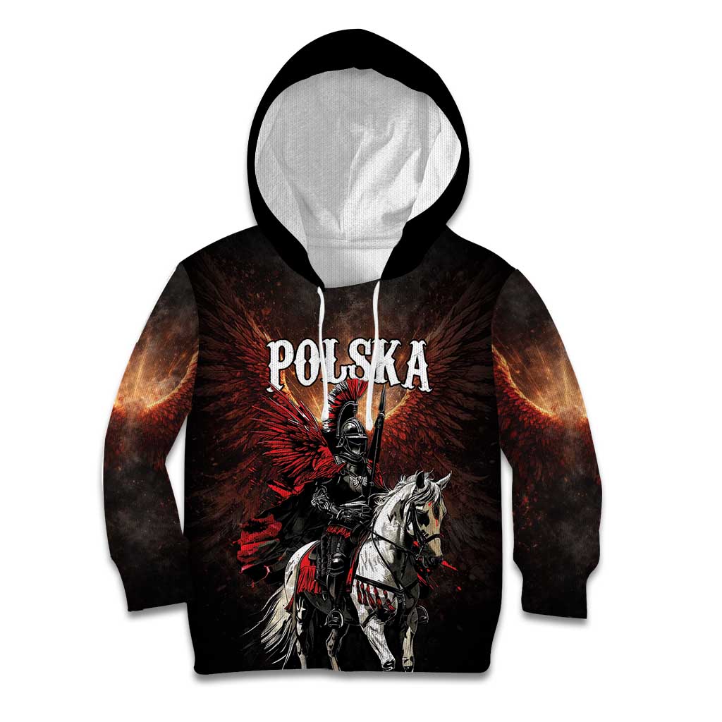 Polish Winged Hussars Kid Hoodie Polska Legendary Cavalry Warrior