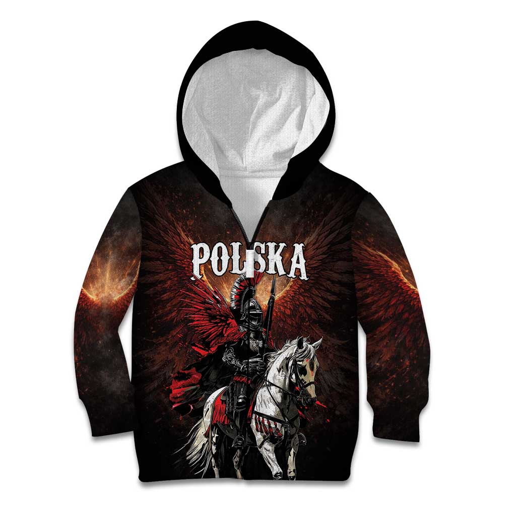 Polish Winged Hussars Kid Hoodie Polska Legendary Cavalry Warrior