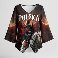 Polish Winged Hussars Kimono Sleeve Blouse Polska Legendary Cavalry Warrior