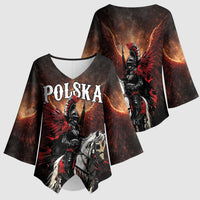 Polish Winged Hussars Kimono Sleeve Blouse Polska Legendary Cavalry Warrior