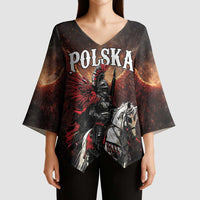 Polish Winged Hussars Kimono Sleeve Blouse Polska Legendary Cavalry Warrior