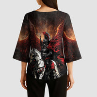 Polish Winged Hussars Kimono Sleeve Blouse Polska Legendary Cavalry Warrior