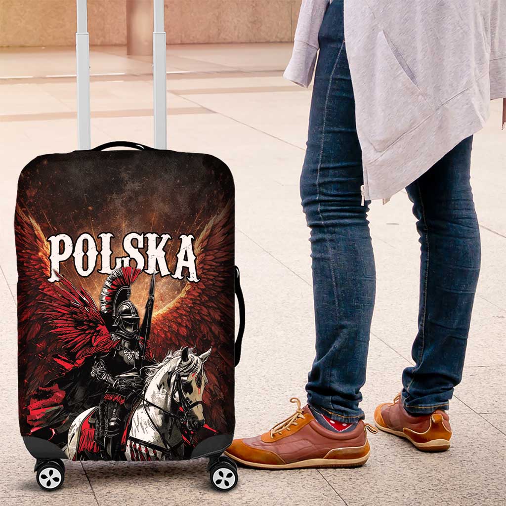 Polish Winged Hussars Luggage Cover Polska Legendary Cavalry Warrior
