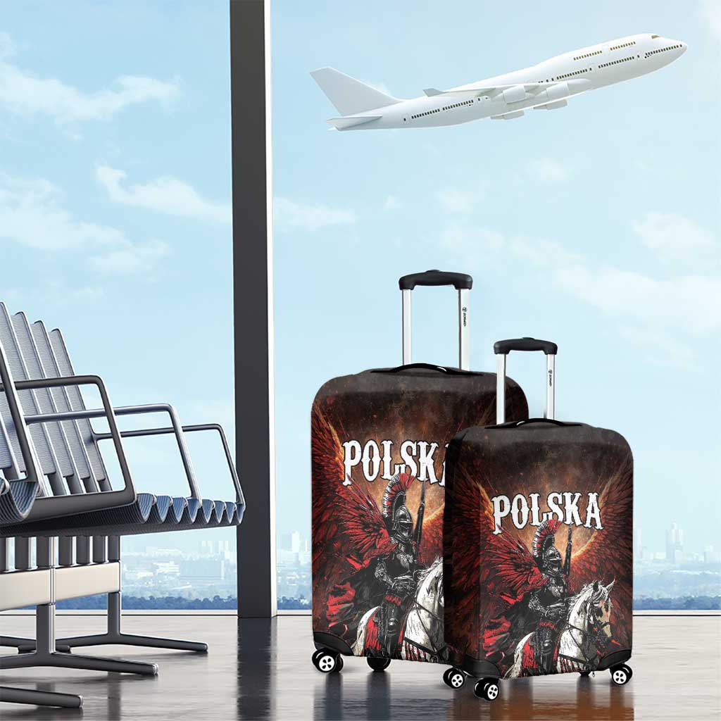 Polish Winged Hussars Luggage Cover Polska Legendary Cavalry Warrior