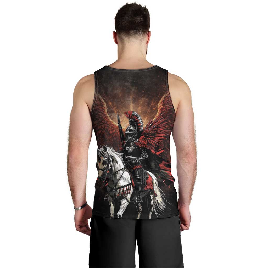 Polish Winged Hussars Men Tank Top Polska Legendary Cavalry Warrior