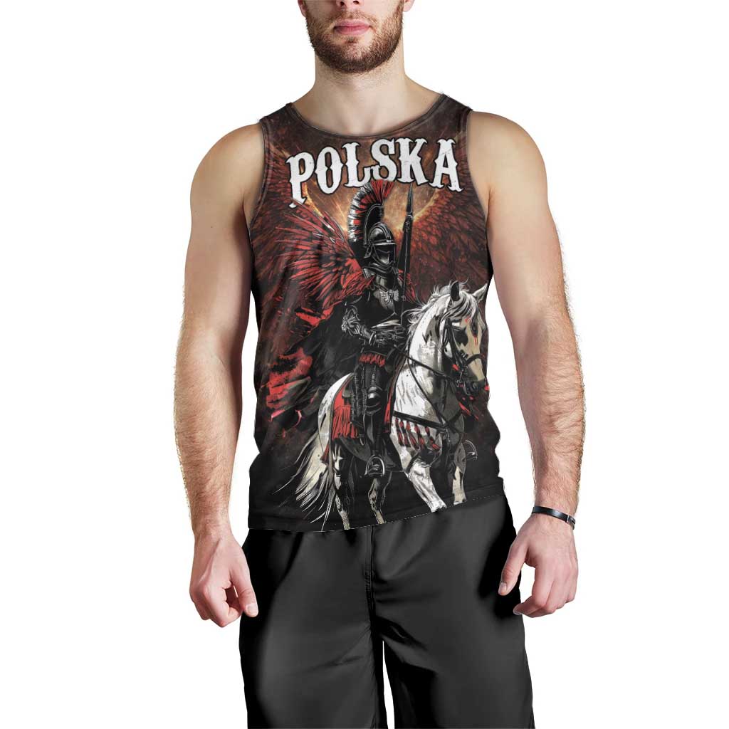 Polish Winged Hussars Men Tank Top Polska Legendary Cavalry Warrior