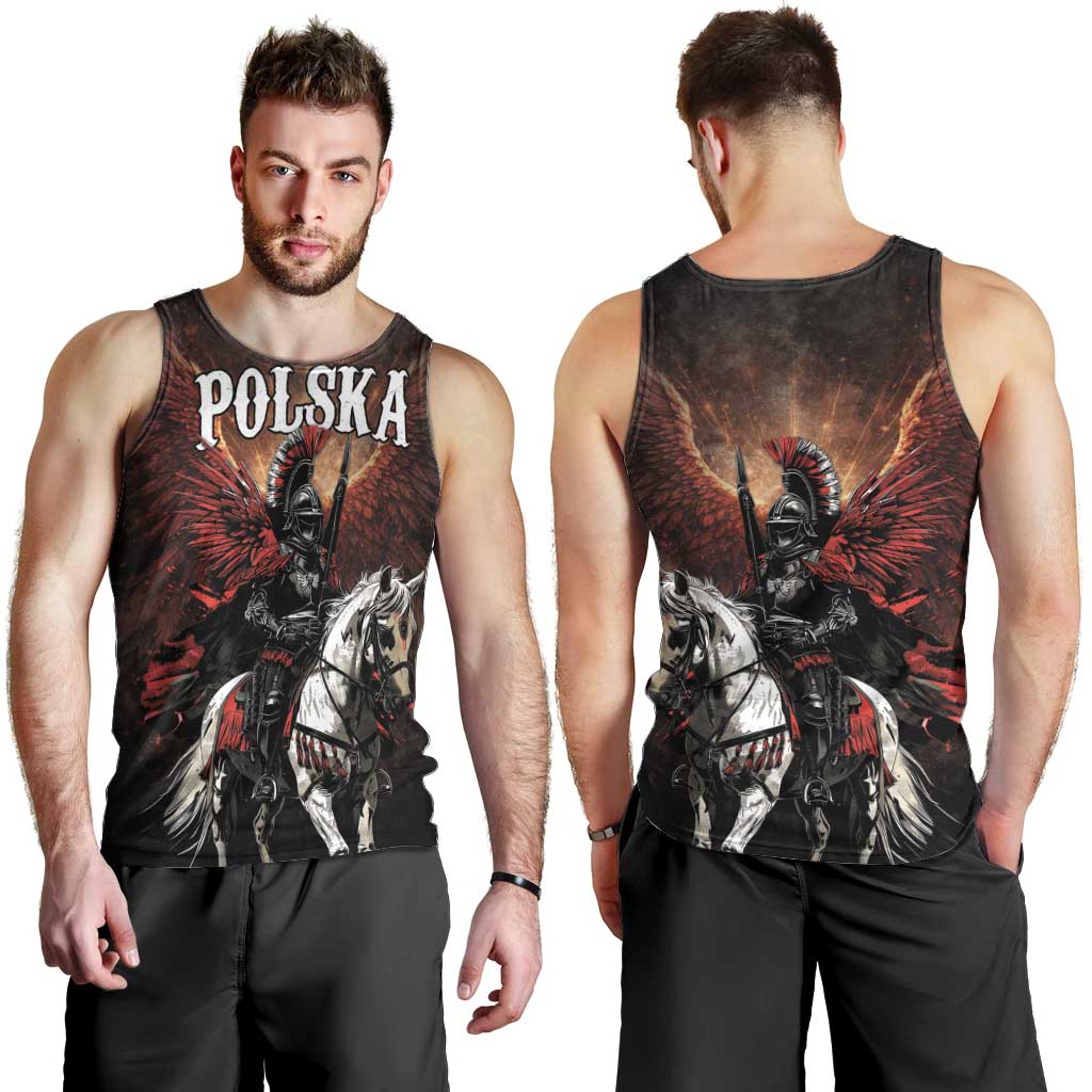 Polish Winged Hussars Men Tank Top Polska Legendary Cavalry Warrior