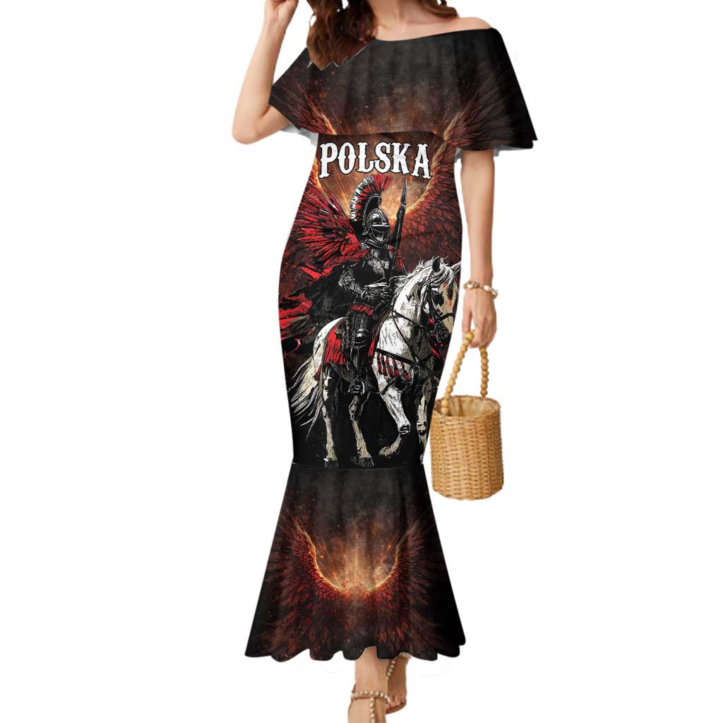 Polish Winged Hussars Mermaid Dress Polska Legendary Cavalry Warrior