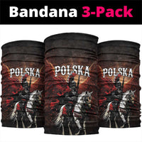 Polish Winged Hussars Neck Gaiter Polska Legendary Cavalry Warrior