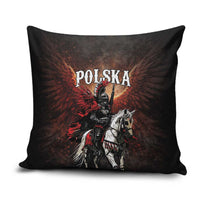 Polish Winged Hussars Pillow Cover Polska Legendary Cavalry Warrior