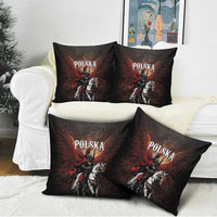 Polish Winged Hussars Pillow Cover Polska Legendary Cavalry Warrior