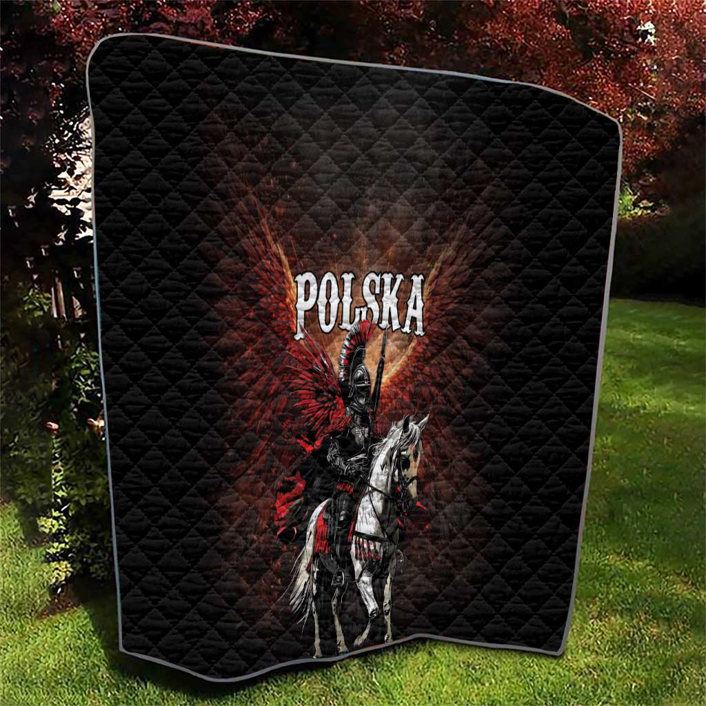 Polish Winged Hussars Quilt Polska Legendary Cavalry Warrior