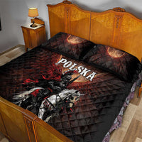 Polish Winged Hussars Quilt Bed Set Polska Legendary Cavalry Warrior