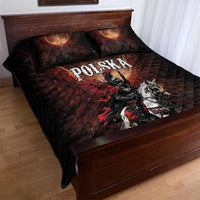 Polish Winged Hussars Quilt Bed Set Polska Legendary Cavalry Warrior