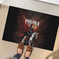 Polish Winged Hussars Rubber Doormat Polska Legendary Cavalry Warrior