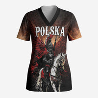 Polish Winged Hussars Scrub Top Polska Legendary Cavalry Warrior