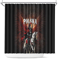 Polish Winged Hussars Shower Curtain Polska Legendary Cavalry Warrior