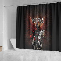 Polish Winged Hussars Shower Curtain Polska Legendary Cavalry Warrior