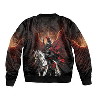 Polish Winged Hussars Sleeve Zip Bomber Jacket Polska Legendary Cavalry Warrior