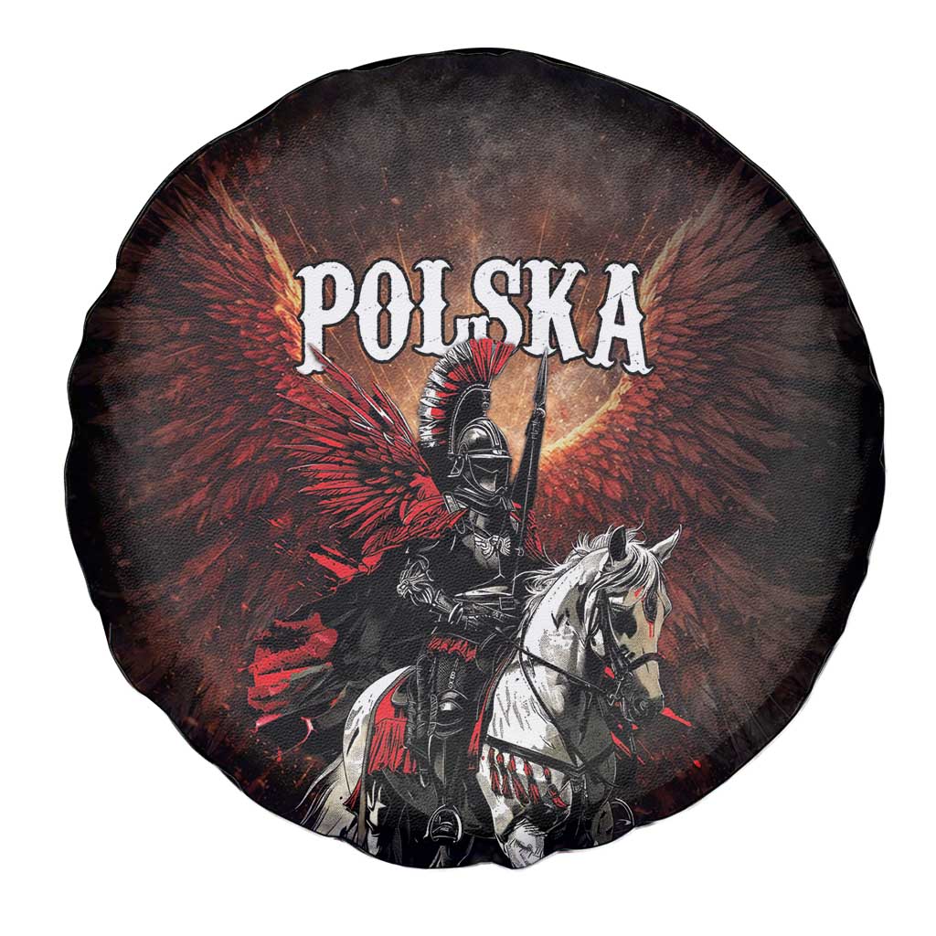 Polish Winged Hussars Spare Tire Cover Polska Legendary Cavalry Warrior