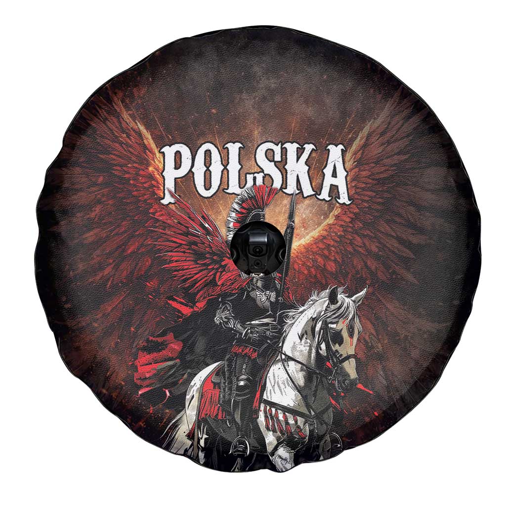 Polish Winged Hussars Spare Tire Cover Polska Legendary Cavalry Warrior