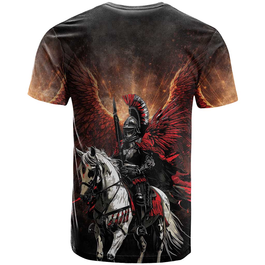 Polish Winged Hussars T Shirt Polska Legendary Cavalry Warrior