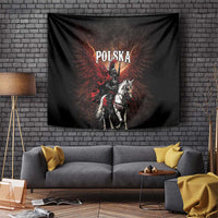 Polish Winged Hussars Tapestry Polska Legendary Cavalry Warrior