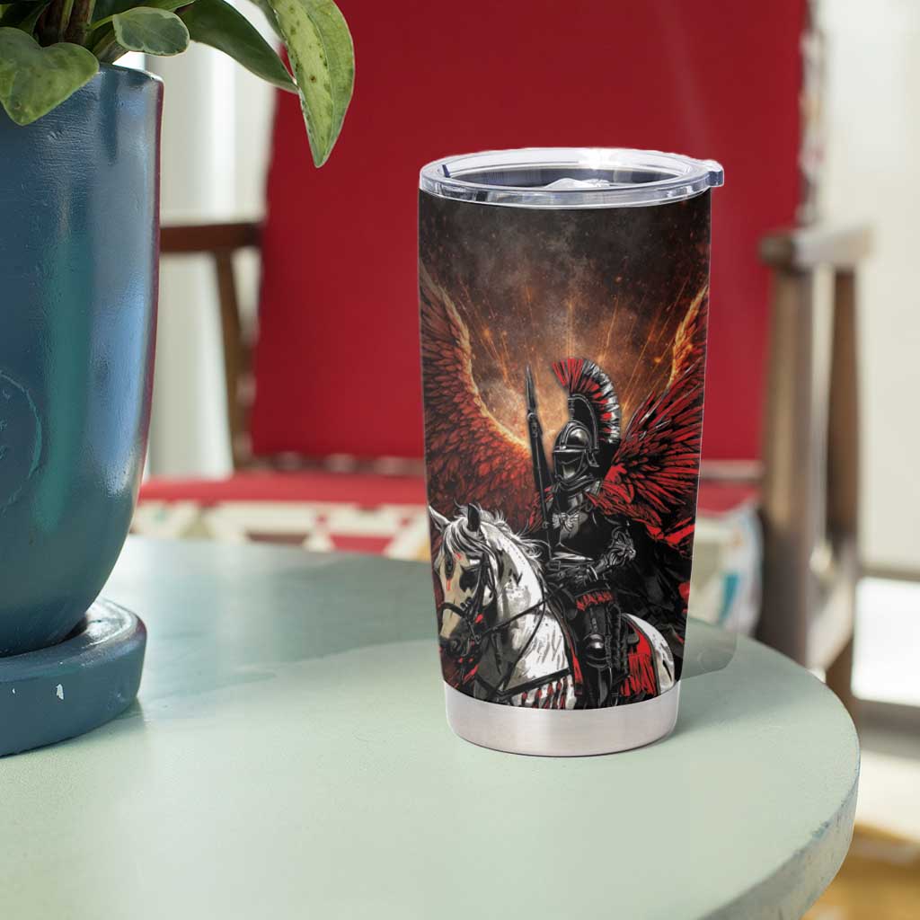 Polish Winged Hussars Tumbler Cup Polska Legendary Cavalry Warrior