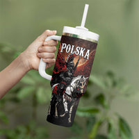 Polish Winged Hussars Tumbler With Handle Polska Legendary Cavalry Warrior