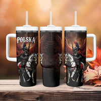 Polish Winged Hussars Tumbler With Handle Polska Legendary Cavalry Warrior