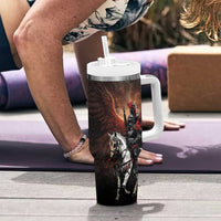 Polish Winged Hussars Tumbler With Handle Polska Legendary Cavalry Warrior