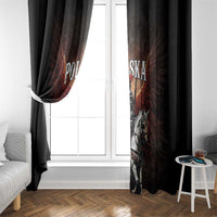 Polish Winged Hussars Window Curtain Polska Legendary Cavalry Warrior