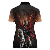 Polish Winged Hussars Women Polo Shirt Polska Legendary Cavalry Warrior