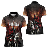Polish Winged Hussars Women Polo Shirt Polska Legendary Cavalry Warrior