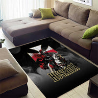 Polish Winged Hussars Area Rug Husaria Poland Pride Knight Armor