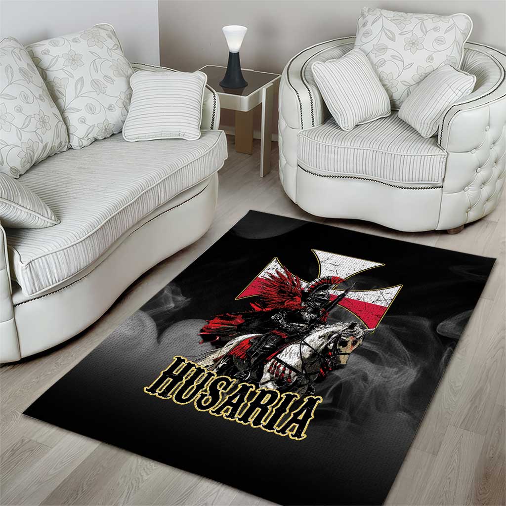 Polish Winged Hussars Area Rug Husaria Poland Pride Knight Armor