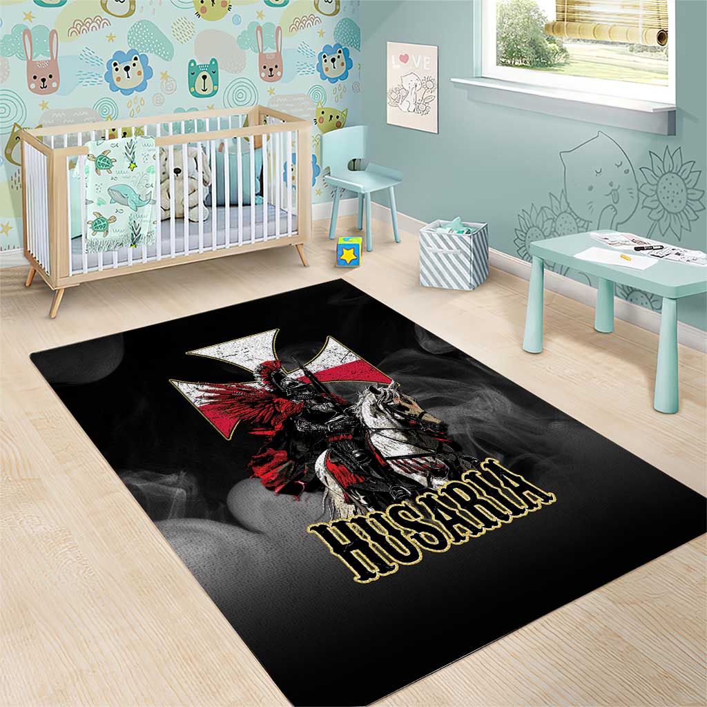 Polish Winged Hussars Area Rug Husaria Poland Pride Knight Armor