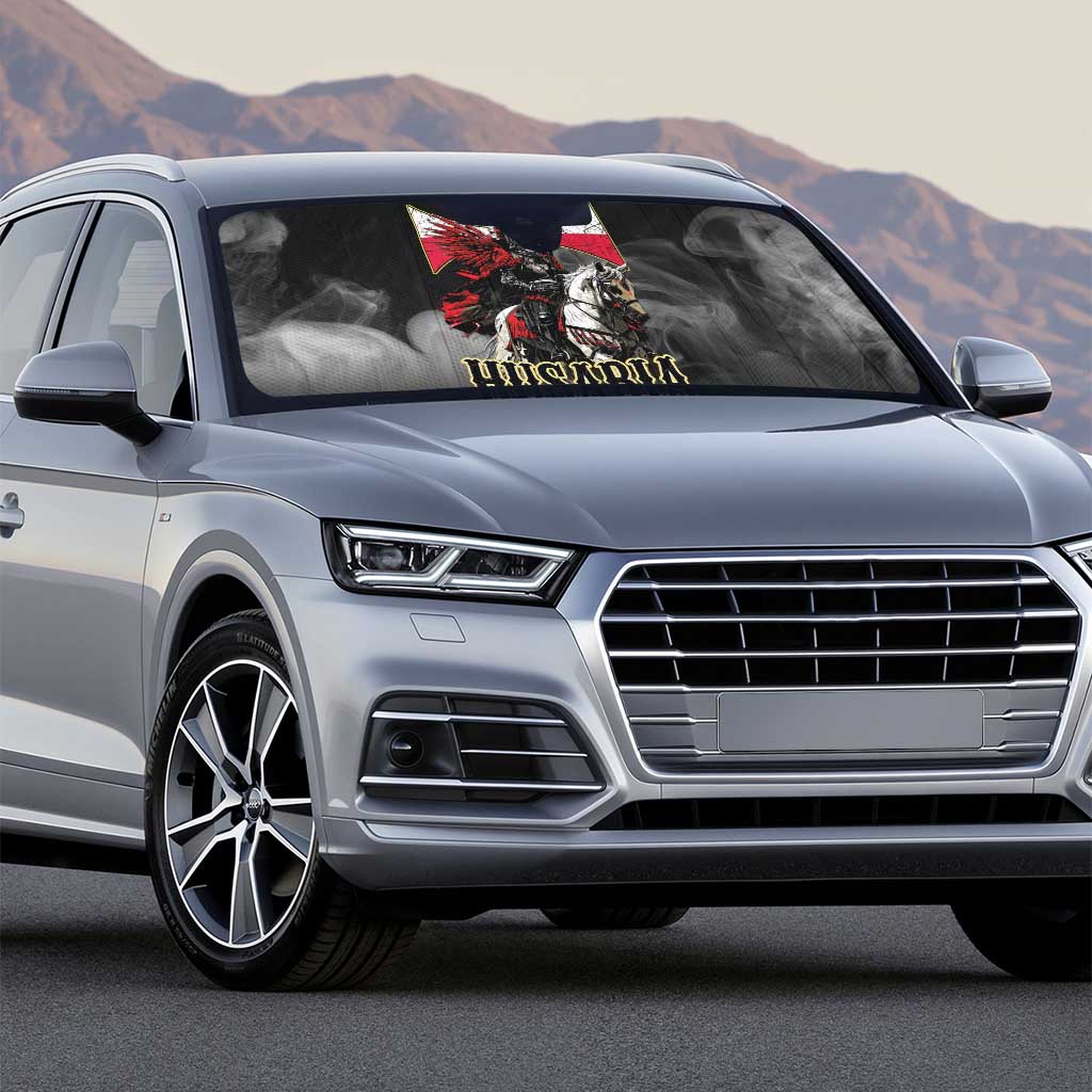Polish Winged Hussars Auto Sun Shade Husaria Poland Pride Knight Armor