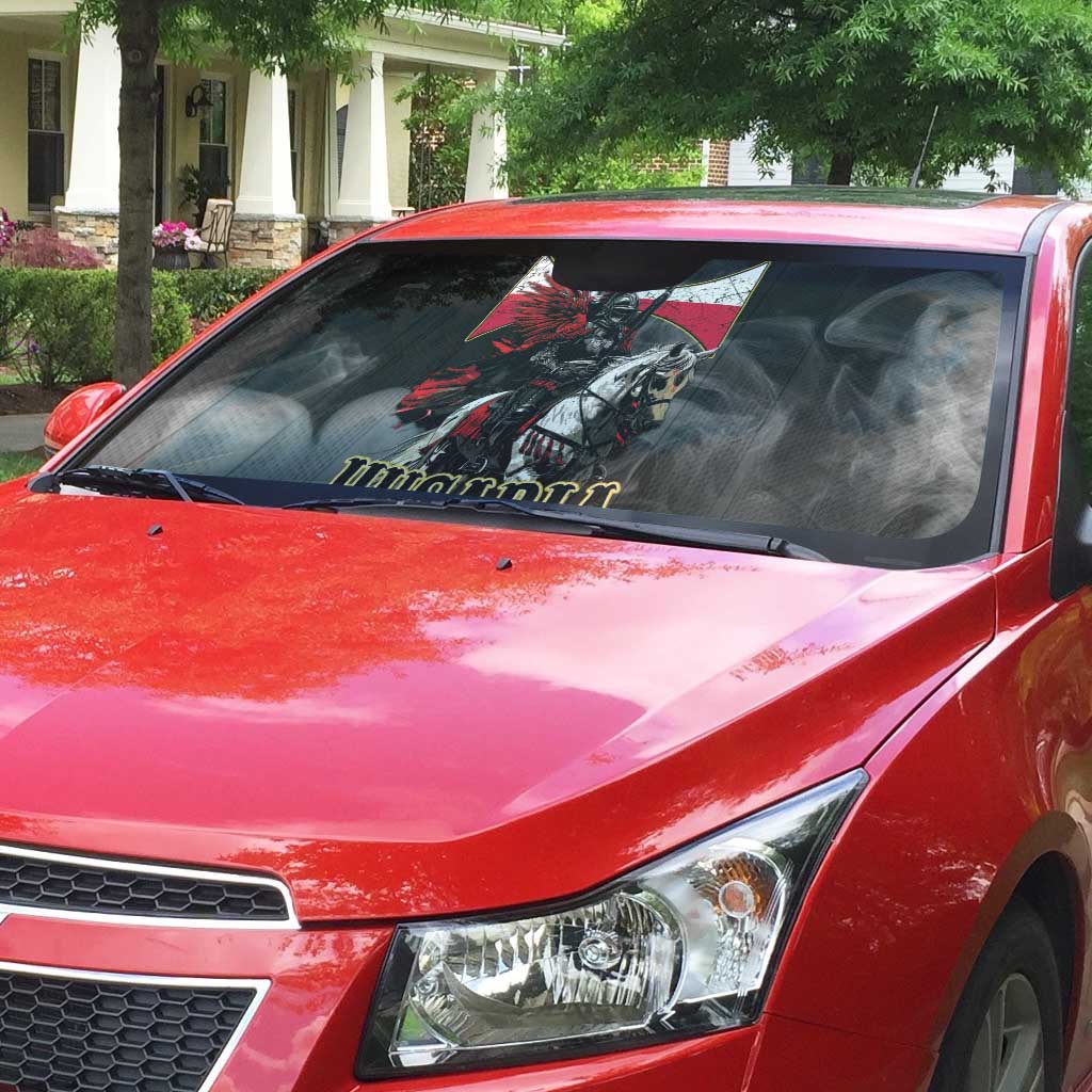 Polish Winged Hussars Auto Sun Shade Husaria Poland Pride Knight Armor