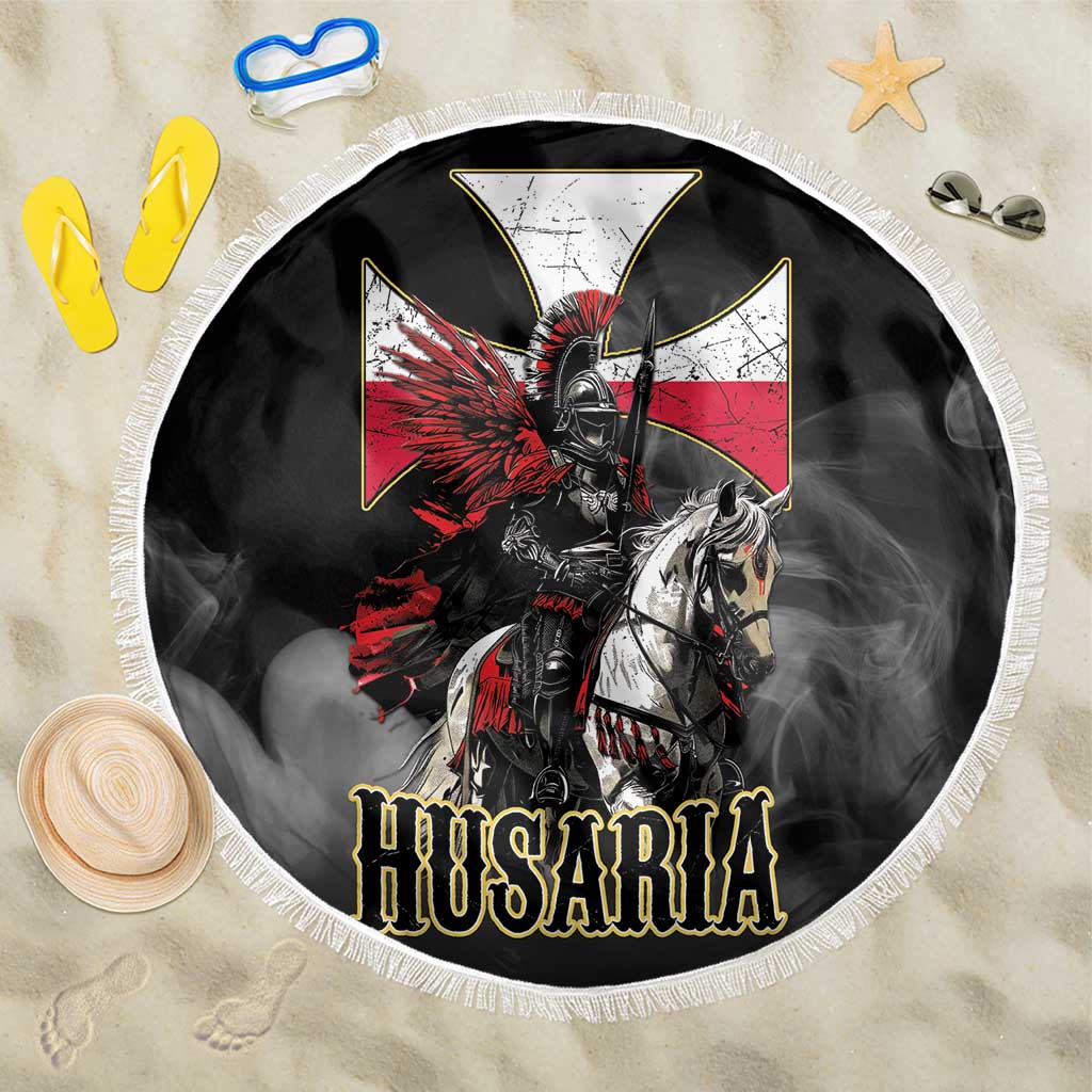 Polish Winged Hussars Beach Blanket Husaria Poland Pride Knight Armor