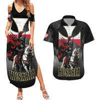 Polish Winged Hussars Couples Matching Summer Maxi Dress and Hawaiian Shirt Husaria Poland Pride Knight Armor