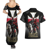 Polish Winged Hussars Couples Matching Summer Maxi Dress and Hawaiian Shirt Husaria Poland Pride Knight Armor