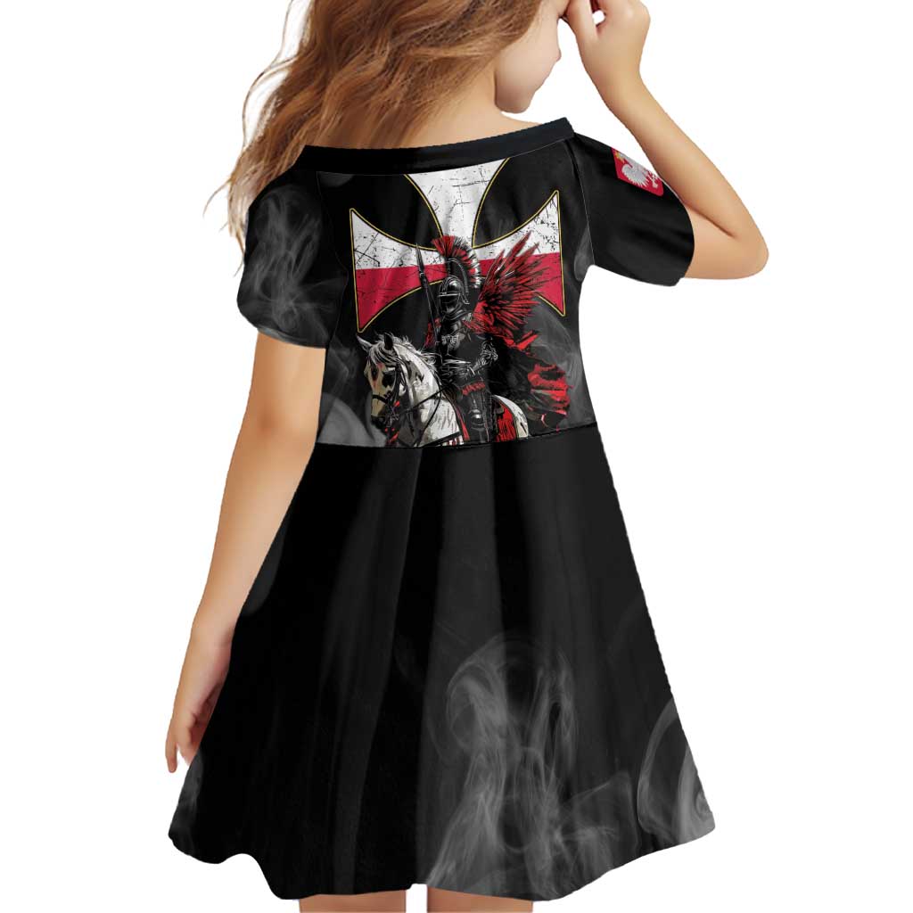 Polish Winged Hussars Family Matching Off The Shoulder Long Sleeve Dress and Hawaiian Shirt Husaria Poland Pride Knight Armor
