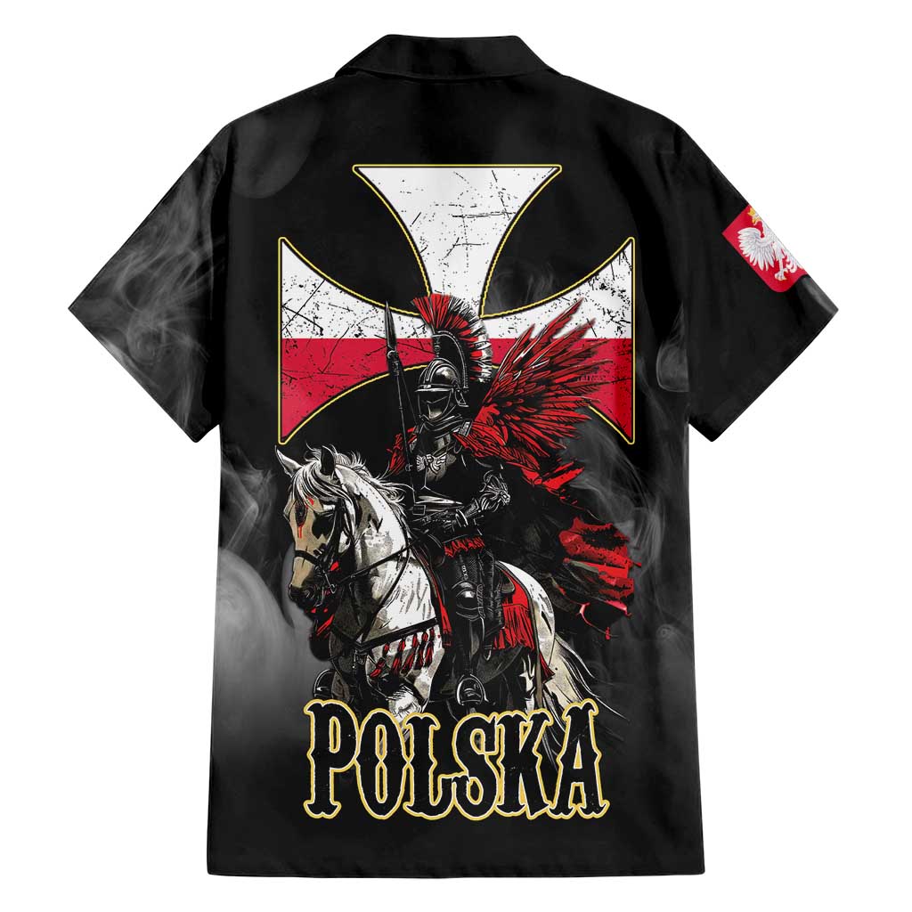 Polish Winged Hussars Family Matching Summer Maxi Dress and Hawaiian Shirt Husaria Poland Pride Knight Armor