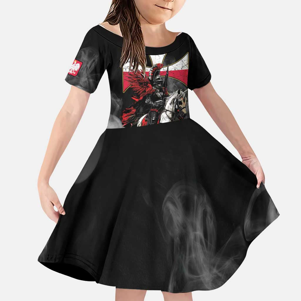 Polish Winged Hussars Family Matching Tank Maxi Dress and Hawaiian Shirt Husaria Poland Pride Knight Armor